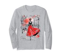 Balade Nocturne Parisienne Art Romantique Femmes Paris Manche Longue