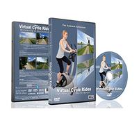 Balades en Vélo Virtuelles - Cours d'eau et moulins à vent - Pour exercices en intérieur, vélo d’appartement et tapis roulant.