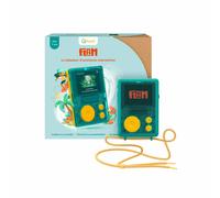 Lunii - Pack FLAM - Baladeur d'aventures audio interactives pour enfants de 7 à 11 ans et sa coque assortie verte - Livre...