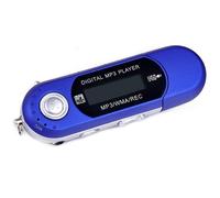 Baladeur MP3 USB WMA Avec écran LCD MP3 Lecteur de musique BLEU avec ecoutur Oreillette Pour TF/ Micro SD