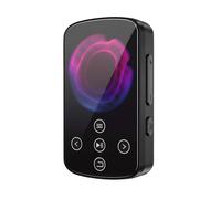 Baladeur MP4 Bluetooth 5.4 Tactile 1.54 Pouces avec Clip Sport et Radio FM Noir