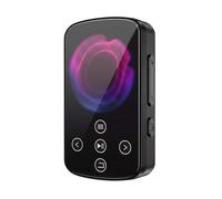 Baladeur MP4 Bluetooth 5.4 Tactile 1.54 Pouces avec Clip Sport et Radio FM Noir