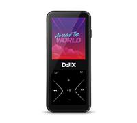 D-Jix Lecteur MP4 M500 Bluetooth 4.0 Mémoire 4/8 Go Écran 1,8" MicroSD 32 Go 25h Noir