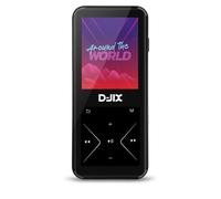 D-Jix Lecteur MP4 M500 Bluetooth 4.0 Mémoire 4/8 Go Écran 1,8" MicroSD 32 Go 25h Noir