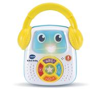 VTech Baladeur musical P'tit Baladeur – Robot lumineux, comptines, enregistreur vocal – Dès 9 mois