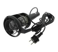 Baladeuse avec grille et crochet plastique - E27 - 60W - 5 m - noir