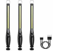 Baladeuse led Mecanicien Lampe Atelier Chantier Rechargeable Lampe Garage Magnetique Lampe de Travail Aimantée led Portable Rechar