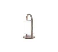 Lumisky Lampe enceinte Bluetooth WOODY PLAY H37cm Poignée bois LED blanc/multicolore dimmable