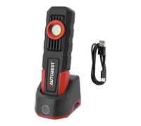 Baladeuse rechargeable LED - Socle de recharge - 10W - Puissante