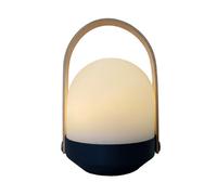 Baladeuse sans fil - LUMISKY - AURA - LED blanc chaud dimmable - Poignée bambou - Rechargeable - H27 cm