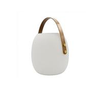 Baladeuse solaire et rechargeable JIMMY Blanc Polyéthylène H34cm
