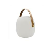 Lumisky Baladeuse solaire LED JIMMY blanc avec port de charge USB H34 cm