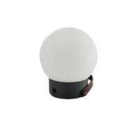 Baladeuse solaire GLOBY Gris anthracite Plastique H23 cm