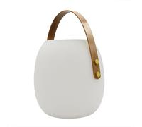 Baladeuse Solaire Led Blanc Jimmy Avec Port De Charge Usb H34cm