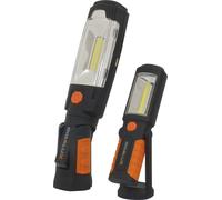 Baladeuses LED 280 lumens+180 lumens articulées rechargeables - de 2 pcs STILKER - 02164