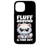 Baladez-Vous et découvrez Le Sarcasme Amusant d'un Amoureux des Chats en colère Coque pour iPhone 15