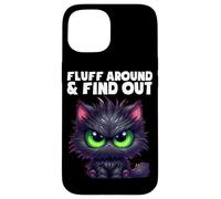 Baladez-Vous et découvrez Le Sarcasme Amusant d'un Amoureux des Chats en colère Coque pour iPhone 15