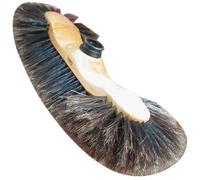 Balai 1/2 tête en bois - fibre de soie 60 mm - marron