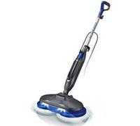 EZIclean Balai nettoyeur vapeur STEAM WAVE 360, 1200 W, 24 g/min, 450 ml, Noir/Bleu