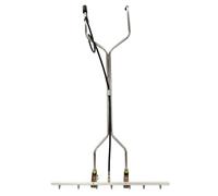 Balai à eau 5000 PSI pour nettoyeur à pression, largeur 100 cm, avec 7 buses, en acier inoxydable et roues, balai haute pression robuste pour le nettoyage de la terrasse et du dessous du véhicule