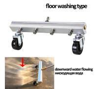 Balai à Eau pour Nettoyeur à Pression,13 Pouces,pour Surface de Châssis de Voiture,au Sol,Nettoyeur de Terre,Allée,Pont de Trottoir,4000PSI - Type Floor Washing