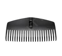 Fiskars Tête de balai à gazon Solid – 23 dents, 42 cm, noir, compatible manche Solid