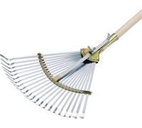 Balai à feuilles professionnel L.320-480mm galv. sans manche FLORA