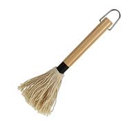 Balai à franges à long manche en coton pour barbecue | Brosse à huile pour barbecue, friture, pâtisserie, extérieur, voyage, camping, pique-nique, comptoir