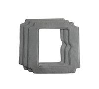 Balai À Franges En Fibre For Robot Laveur De Vitres, Compatible Avec YW509, Chiffon De Nettoyage(3pcs)