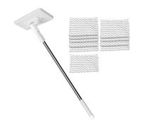 Balai à franges - Nettoyeur de sol | Lingettes pour sols | Mini S Weeper | Lingette de nettoyage pour bois dur | Outil de nettoyage lavable pour appartement, carrelage, bois dur, tapis de salle de