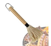 Balai à franges pour barbecue - Long manche - Applicateur de sauce | Brosse à badigeonner pour barbecue, frire, pâtisserie, extérieur, voyage, camping, pique-nique, comptoir