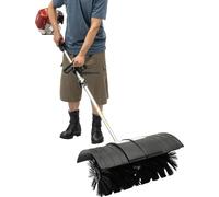 Balai à gaz manuel, moteur 2 temps, tête de brosse en nylon, grande surface de nettoyage, noir