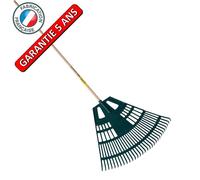 Balai à gazon 76 cm polypro manche 1,50 m, outil à main pour le jardin et le potager