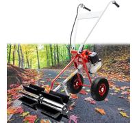 Balai à main et à roulettes, brosse à essence pour gazon artificiel, gravier, neige et nettoyage de la route