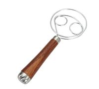 Balai à pâte à, balai à pâte en bois - mélangeur à levain, balai à pétrir la pâte | Fouet à inox pour levain, pizza, pâtisserie, pâte à gâteau