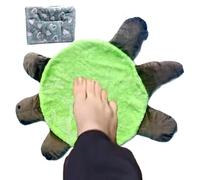 Balai à pieds - 28 cm, double face, lavable, style tortue | Nettoyage des sols mains libres facile pour les femmes au foyer, les personnes âgées, adultes, parents occupés, la cuisin