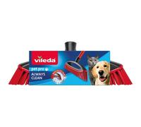 Vileda Always Clean Balai en Caoutchouc - Attire et ramasse la saleté et les poils d’animaux - Pour tous types de sols - Facile à nettoyer - Manche non-inclus