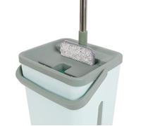 Balai Auto Nettoyant Auto Clean avec seau double compartiment, Balai à tête pivotante et lingettes Microfibre