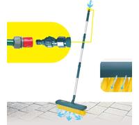 Balai Brosse Jet JET BROSSE Manche Ajustable Raccord Tuyau Nettoyage Terrasse