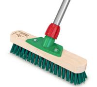 Balai-brosse pour mousse & pierre, avec manche