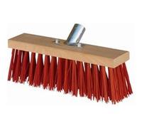 Balai cantonnier 31 cm pvc rouge douille - 840
