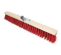 Linxor France ® Balai cantonnier en bois - 60 cm - Rouge