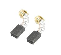 Balai charbon SOURCING MAP 2Pcs 15x10x6mm Carbone Brosses pour Électrique Moteur Alimentation Meuleuse Angulaire Table Scie