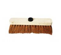Balai coco 29 cm monture bois - douille plastique diamètre 24 mm BRICOZOR