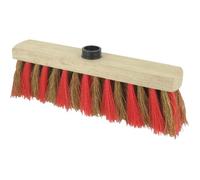 Balai coco-vinyl zébré Brosserie Marchand Monture bois à douille 29cm Zèbre droit