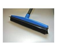 balai coiffeur - balai à picots en caoutchouc avec manche en acier gainé 71