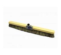 Balai coiffeur - Balai de coiffeur - Balai pour ménage - Balai pour intérieur - Produit et Accessoire de NettoyageBalai soie grise 60 cm - Support bois - Douille à vis