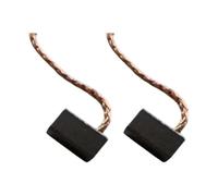 Balai de carbone de rechange pour meuleuse d'angle sèche-cheveux rectifieuses - 6 x 6 x 10 mm (0,2 x 1 cm) carbone noir moyen 1 paquet