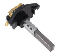 Balai de charbon de rechange pour aspirateurs moteurs électriques - Longueur 30 mm, 6,5 x 10 x 32 mm, revêtu par pulvérisation avec ressort et support, compatible