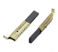 Balai de charbon de rechange pour moteur de machine à laver TG70-1226E, PA66 et boîtier en métal, composant central haute résistance à l'usure, conductivité stable, installation facile, 0,5 x 1,35 x 4